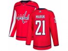 Men Adidas Washington Capitals #21 Dennis Maruk Red Home Authentic Stitched NHL Jersey