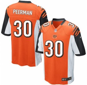 Men\'s Nike Cincinnati Bengals #30 Cedric Peerman Game Orange Alternate NFL Jersey