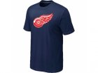 NHL Detroit Red Wings Big & Tall Logo D.Blue T-Shirt