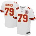Mens Nike Kansas City Chiefs #79 Parker Ehinger Elite White NFL Jersey