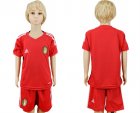 Belgium Red Goalkeeper Youth 2018 FIFA World Cup Soccer Jersey