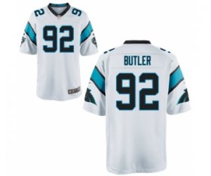 Men\'s Nike Carolina Panthers #92 Vernon Butler Game White NFL Jersey