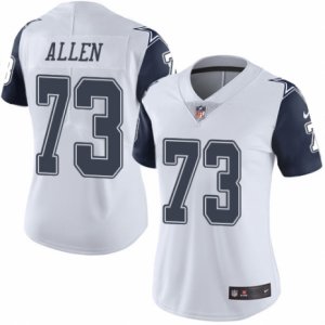 Women\'s Nike Dallas Cowboys #73 Larry Allen Limited White Rush NFL Jersey