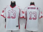 Women Nike New York Giants #13 Beckham jr white Jerseys(Drift Fashion)