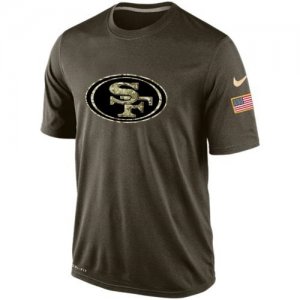 Mens San Francisco 49ers Salute To Service Nike Dri-FIT T-Shirt