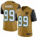 Mens Nike Jacksonville Jaguars #99 SenDerrick Marks Limited Gold Rush NFL Jersey