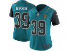 Women Nike Jacksonville Jaguars #39 Tashaun Gipson Vapor Untouchable Limited Teal Green Team Color NFL Jersey