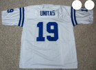 Mens Nike Indianapolis Colts #19 Johnny Unitas M&N white jerseys
