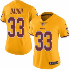 Women\'s Nike Washington Redskins #33 Sammy Baugh Limited Gold Rush NFL Jersey