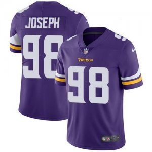 Nike Vikings #98 Linval Joseph Purple Vapor Untouchable Limited Jersey