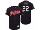 Mens Cleveland Indians #22 Jason Kipnis 2017 Spring Training Flex Base Authentic Collection Stitched Baseball Jersey