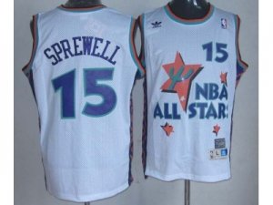 nba 95 all star #15 sprewell white