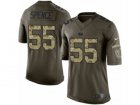 Mens Nike Indianapolis Colts #55 Sean Spence Limited Green Salute to Service NFL Jersey