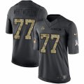 Mens Nike Cincinnati Bengals #77 Andrew Whitworth Limited Black 2016 Salute to Service NFL Jersey