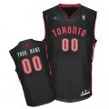 Customized Toronto Raptors Jersey New Revolution 30 Black Basketball