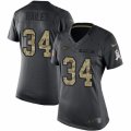Women's Nike New York Jets #34 Dion Bailey Limited Black 2016 Salute to Service NFL Jersey