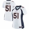 Women's Nike Denver Broncos #51 Todd Davis Limited White NFL Jersey