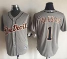Detroit Tigers #1 Jose Iglesias Grey New Cool Base Stitched Baseball Jersey