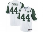 Mens Nike New York Jets #44 Corey Lemonier Limited White NFL Jersey