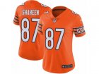 Women Nike Chicago Bears #87 Adam Shaheen Vapor Untouchable Limited Orange Rush NFL Jersey