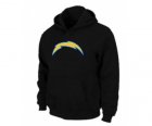 San Diego Charger Logo Pullover Hoodie black