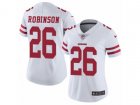 Women Nike San Francisco 49ers #26 Rashard Robinson Vapor Untouchable Limited White NFL Jersey