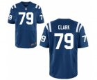 Men's Nike Indianapolis Colts #79 Le'Raven Clark Elite Royal Blue Team Color NFL Jersey