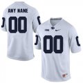 Penn State White Mens Customized College Football Jersey