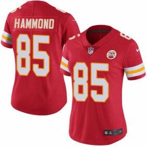 Women\'s Nike Kansas City Chiefs #85 Frankie Hammond Limited Red Rush NFL Jersey