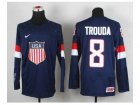 nhl jerseys USA #8 trouda blue(2014 world championship)