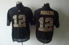 nfl green bay packers #12 rodgers black[2011 sideline united]
