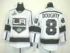 nhl jerseys los angeles kings #8 doughty white-black[2012 stanley cup champions]
