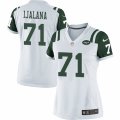 Women's Nike New York Jets #71 Ben Ijalana Limited White NFL Jersey