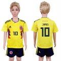 Columbia 10 JAMES Home Youth 2018 FIFA World Cup Soccer Jersey