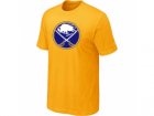 NHL Buffalo Sabres Big & Tall Logo Yellow T-Shirt