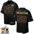Nike Denver Broncos #59 Danny Trevathan Black Super Bowl 50 Men Stitched NFL Elite Pro Line Gold Collection Jersey