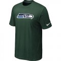 Nike Seattle Seahawks Sideline Legend Authentic Logo Dri-FIT T-Shirt D.Green
