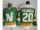 NHL Dallas Stars #20 Dino Ciccarelli Stitched Green CCM Throwback Jerseys