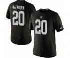 Nike Darren McFadden Oakland Raiders #20 Pride Name & Number T-Shirt - Black
