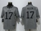 Nike Bills #17 Josh Allen Gray Gridiron Gray Vapor Untouchable Limited Jersey