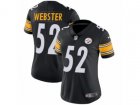 Women Nike Pittsburgh Steelers #52 Mike Webster Vapor Untouchable Limited Black Team Color NFL Jersey