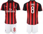 2018-19 AC Milan 8 SUSO Home Soccer Jersey