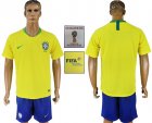 Brazil Home 2018 FIFA World Cup Soccer Jersey