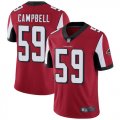 Falcons #59 De'Vondre Campbell Red Team Color Mens Stitched Football