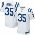 Mens Nike Indianapolis Colts #35 Darryl Morris Elite White NFL Jersey