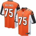 Mens Nike Cincinnati Bengals #75 Andrew Billings Game Orange Alternate NFL Jersey