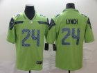 Nike Seahawks #24 Marshawn Lynch Green Vapor Untouchable Limited Jersey