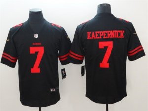 Nike 49ers #7 Colin Kaepernick Black Vapor Untouchable Limited Jersey