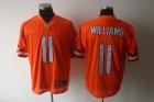 nfl chicago bears #11 williams orange[small number]