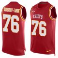 Mens Nike Kansas City Chiefs #76 Laurent Duvernay-Tardif Limited Red Player Name & Number Tank Top NFL Jersey